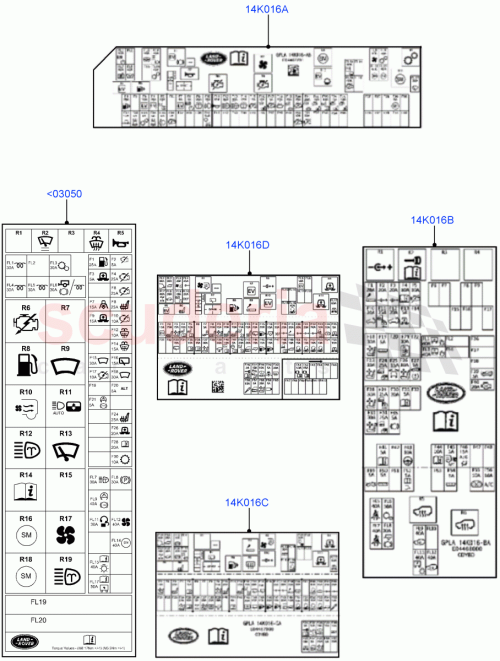 Part Diagram for Land Rover LR080332