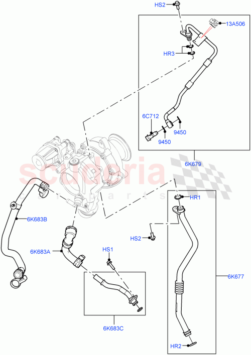 Part Diagram for Land Rover LR141102