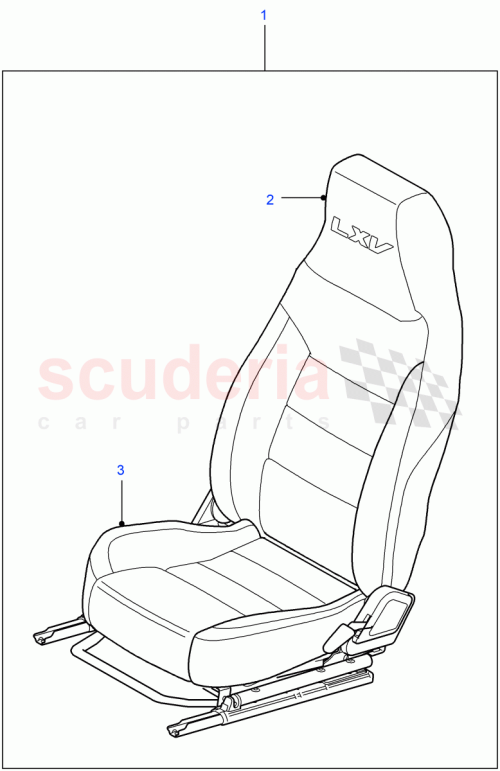 Part Diagram for Land Rover LR051750
