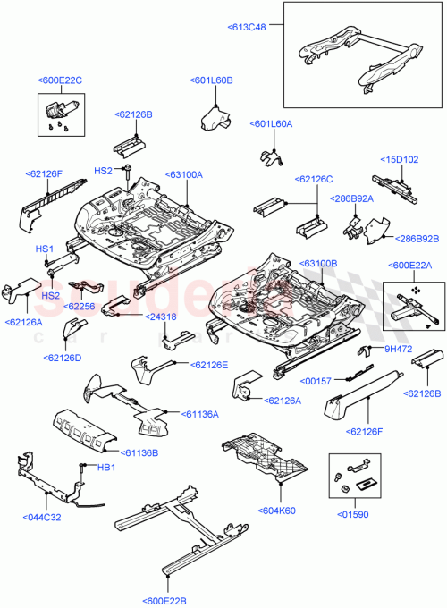 Part Diagram for Land Rover LR118333