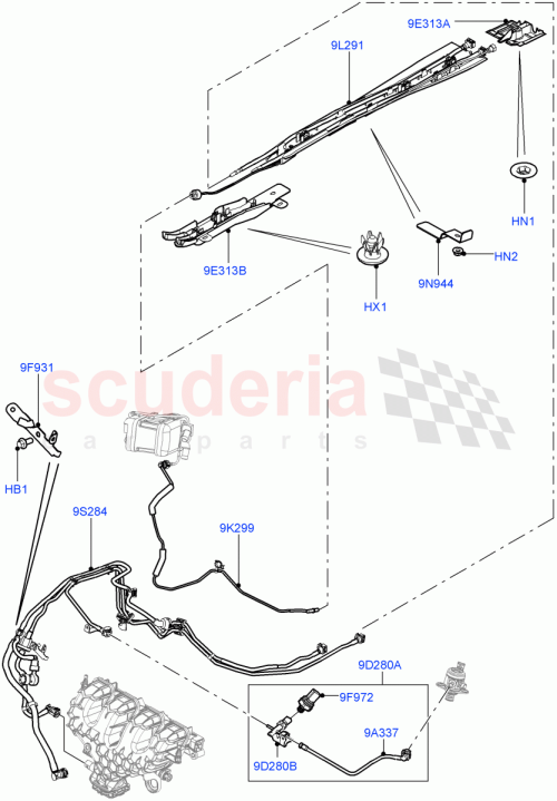 Part Diagram for Land Rover LR049828