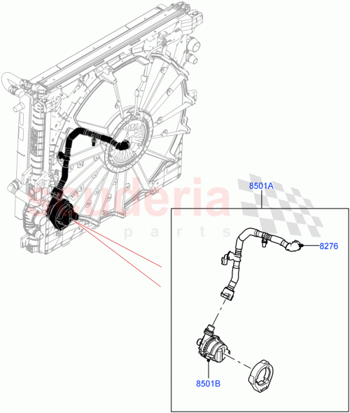 Part Diagram for Land Rover LR151925