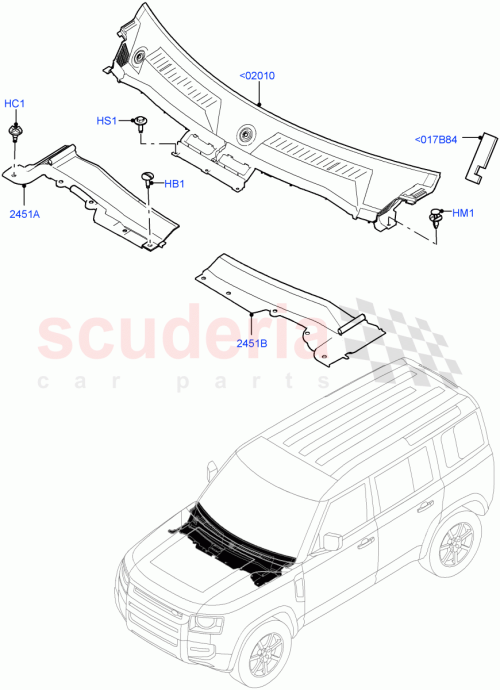 Part Diagram for Land Rover LR146281