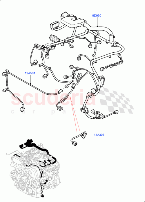 Part Diagram for Land Rover LR013463