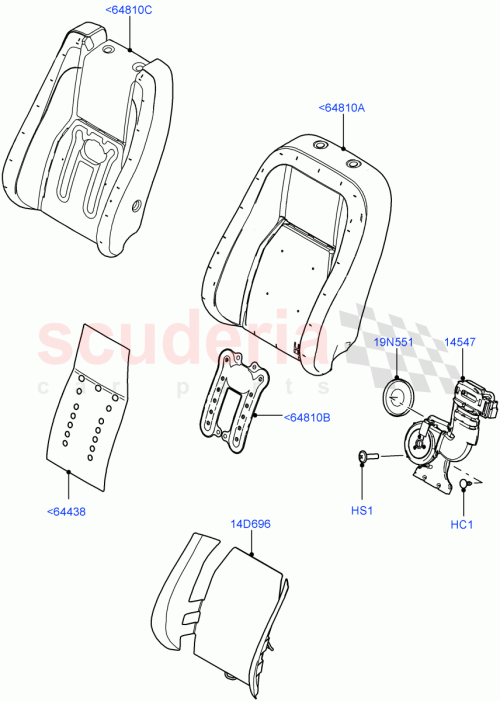 Part Diagram for Land Rover LR009667
