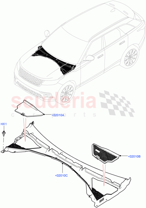 Part Diagram for Land Rover LR093085
