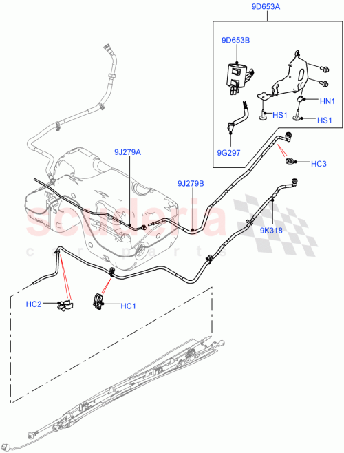 Part Diagram for Land Rover LR060351