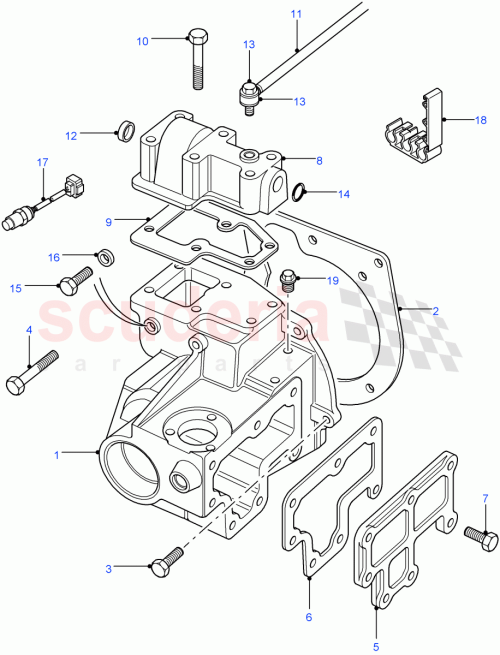 Part Diagram for Land Rover FRC5575