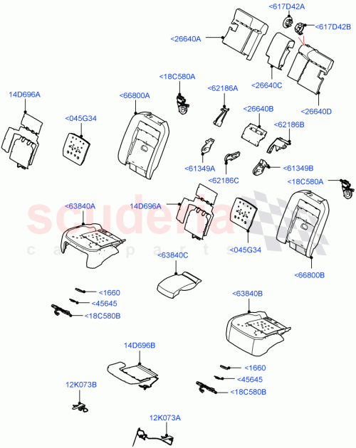 Part Diagram for Land Rover LR101204