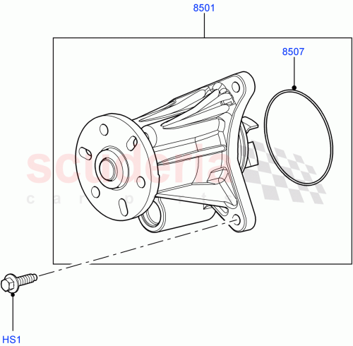 Part Diagram for Land Rover 1316117
