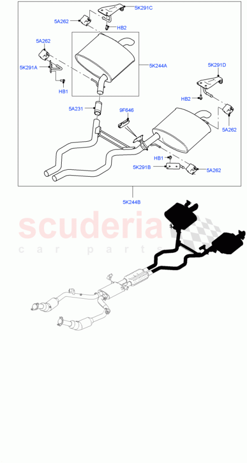 Part Diagram for Land Rover LR051302