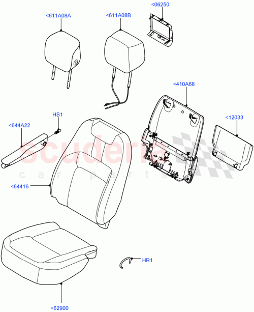 Part Diagram for Land Rover LR116645