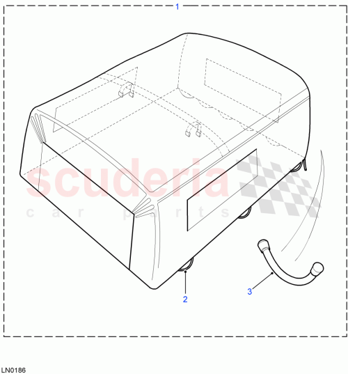 Part Diagram for Land Rover LR010181