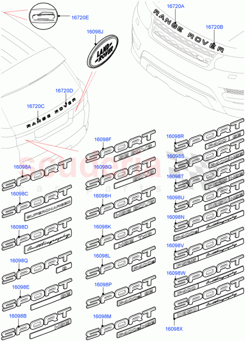 Part Diagram for Land Rover LR045915