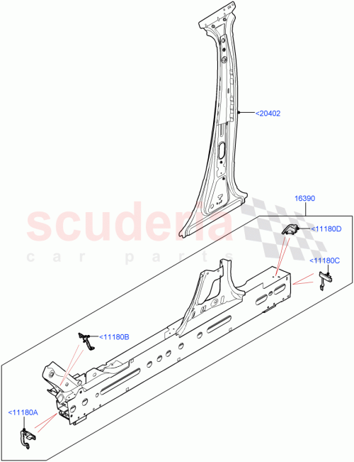 Part Diagram for Land Rover LR163934