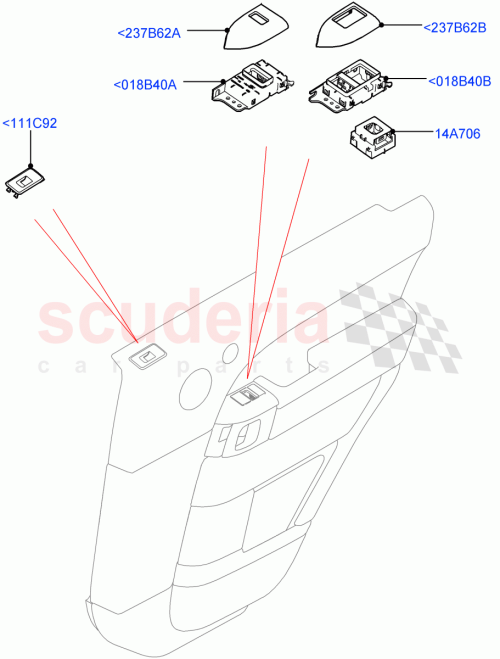 Part Diagram for Land Rover LR100164
