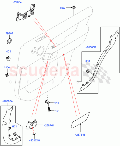 Part Diagram for Land Rover LR099220