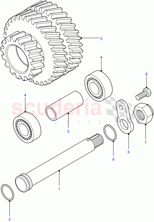 Part Diagram for Land Rover IEJ500320