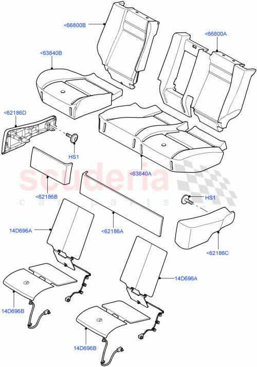 Part Diagram for Land Rover HVB500170
