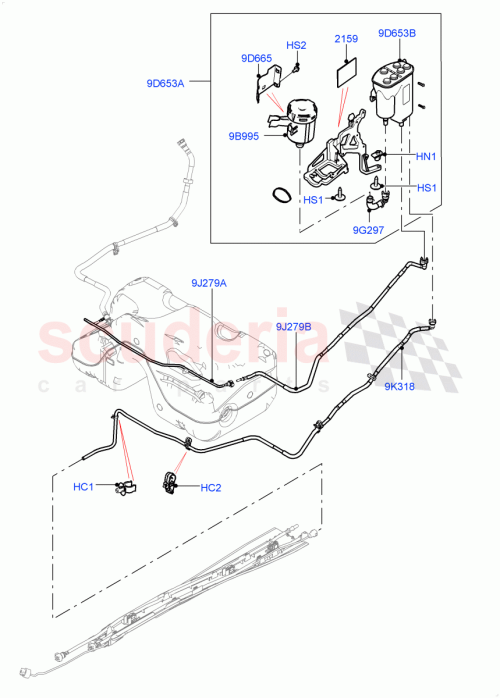 Part Diagram for Land Rover LR117632