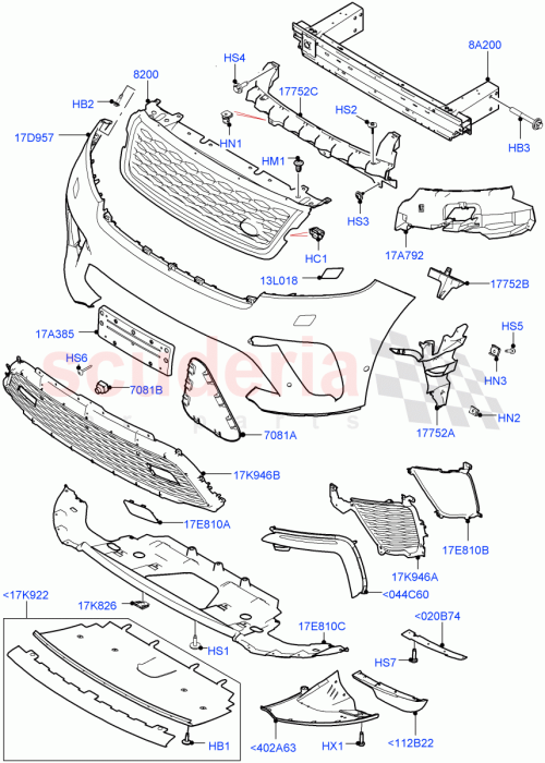 Part Diagram for Land Rover LR126799
