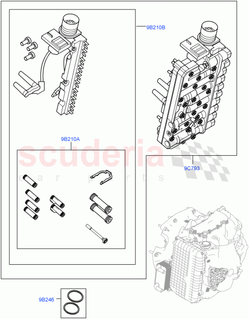 Part Diagram for Land Rover LR070161