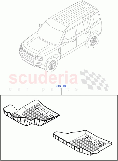 Part Diagram for Land Rover LR143440