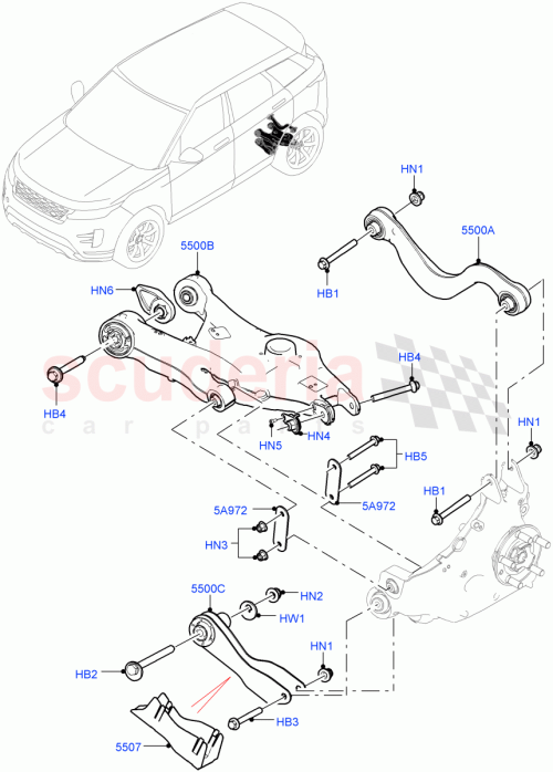 Part Diagram for Land Rover LR090533