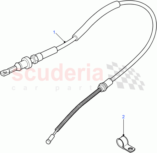 Part Diagram for Land Rover SPB500200