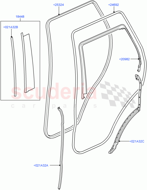Part Diagram for Land Rover CGE000820