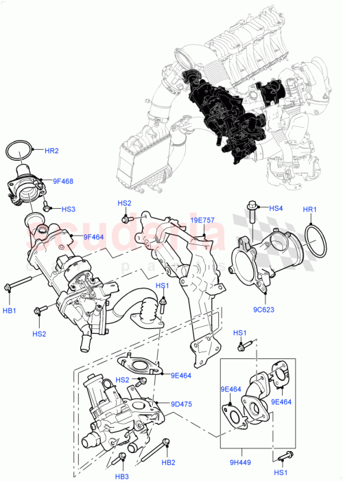 Part Diagram for Land Rover LR088739