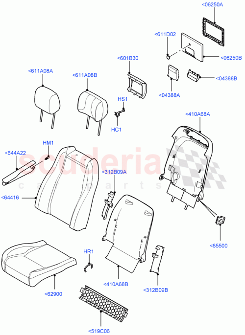 Part Diagram for Land Rover LR055241