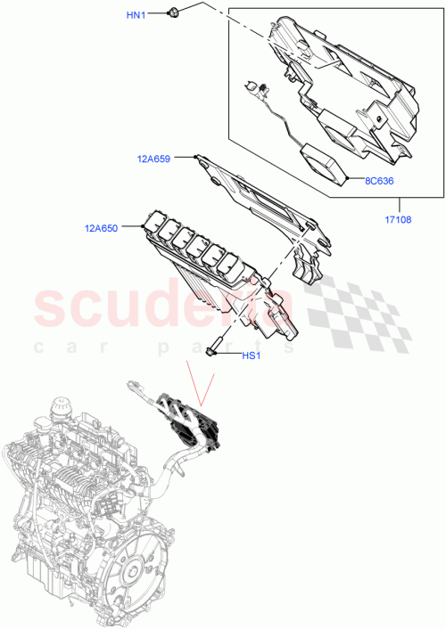 Part Diagram for Land Rover LR160053