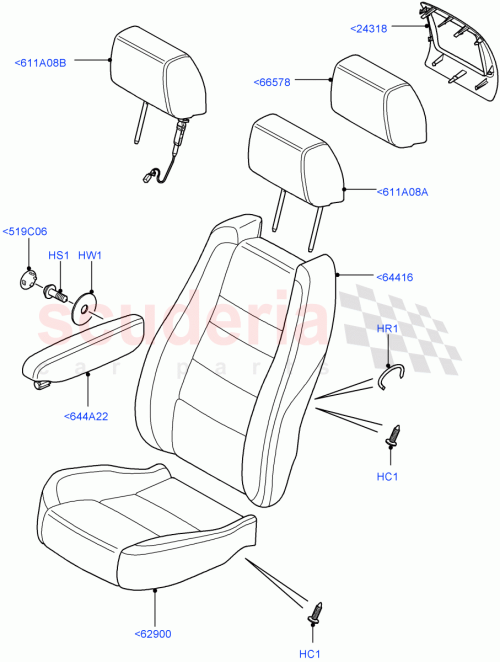 Part Diagram for Land Rover LR055794