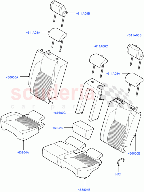 Part Diagram for Land Rover LR127767