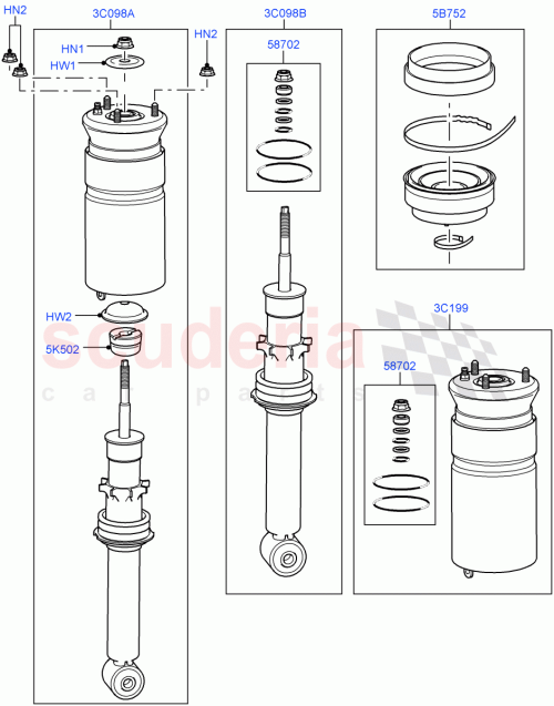 Part Diagram for Land Rover LR018398