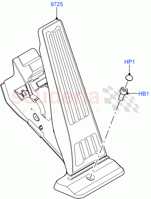 Part Diagram for Land Rover LR153577