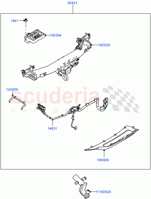Part Diagram for Land Rover VPLKAUS004