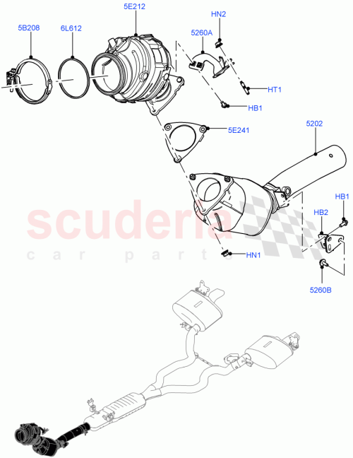 Part Diagram for Land Rover LR141916