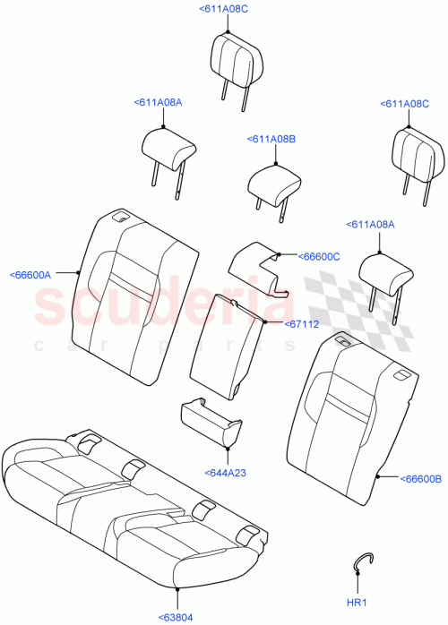 Part Diagram for Land Rover LR155468