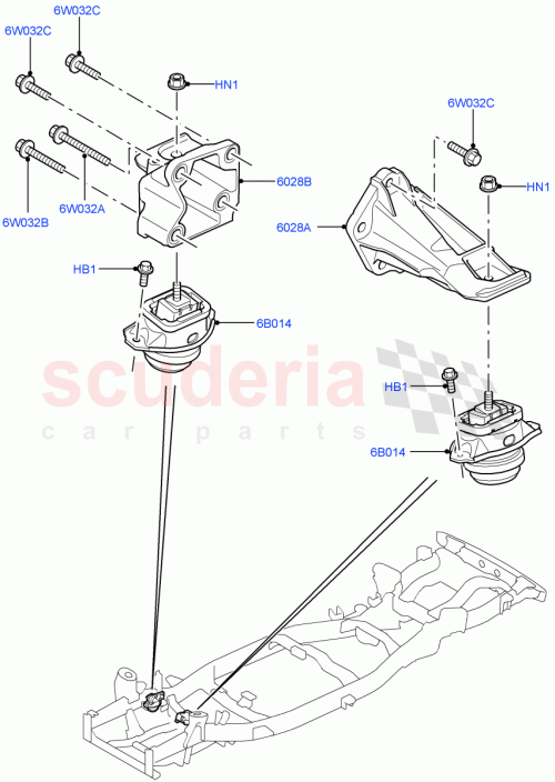 Part Diagram for Land Rover KKU500590