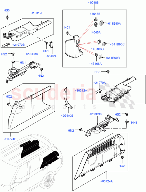 Part Diagram for Land Rover LR112896