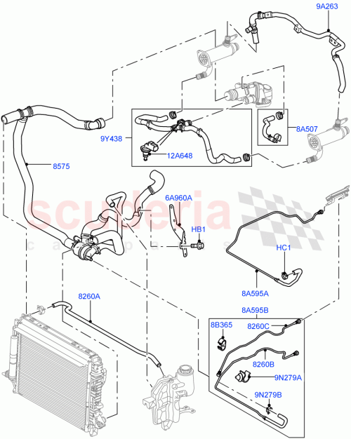 Part Diagram for Land Rover 4346360