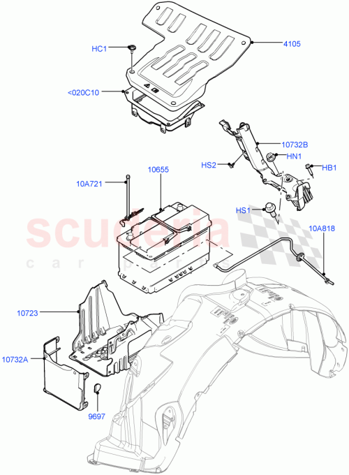 Part Diagram for Land Rover LR108181