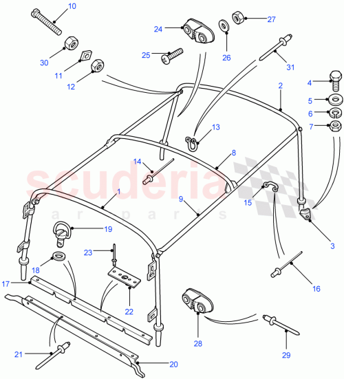 Part Diagram for Land Rover 330557