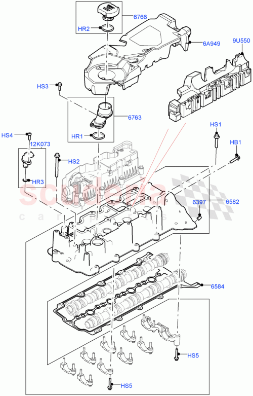 Part Diagram for Land Rover LR141355