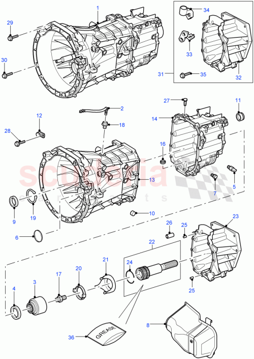 Part Diagram for Land Rover LR023718