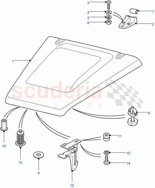 Part Diagram for Land Rover 346849