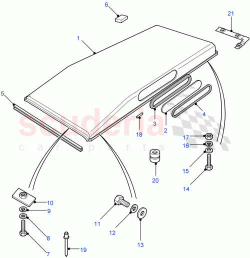 Part Diagram for Land Rover AKB710220NCL