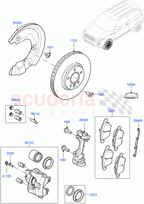 Part Diagram for Land Rover LR027311